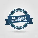 20+ Years Experience badge